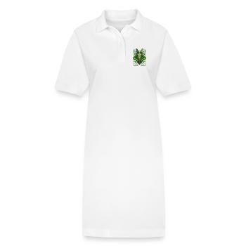 Super masque anubis cyberpunk - Robe polo bio PAIGER Stanley/Stella Femme - blanc - Devant