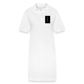 Tourbillon de fumée élégant - Robe polo bio PAIGER Stanley/Stella Femme - blanc - Devant