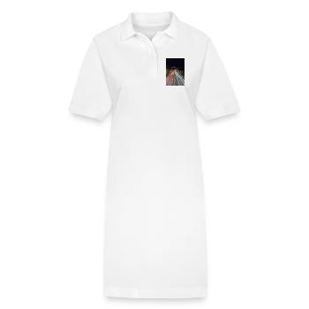 Leichte Wanderwege, die zur Kathedrale von Lincoln führen - Stanley/Stella Frauen Bio-Polokleid PAIGER - Weiß - Vorne