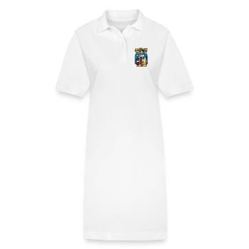 Après-ski : Plus de niveaux que d’altitude - Robe polo bio PAIGER Stanley/Stella Femme - blanc - Devant