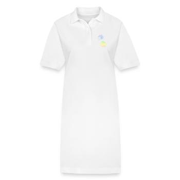 Cube - Robe polo bio PAIGER Stanley/Stella Femme - blanc - Devant