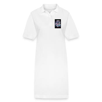 T-shirt de remise de diplôme 2026 – T-S de remise de diplôme drôle - Robe polo bio PAIGER Stanley/Stella Femme - blanc - Devant