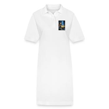 Die Suche nach den richtigen Weg - Stanley/Stella Frauen Bio-Polokleid PAIGER - Weiß - Vorne