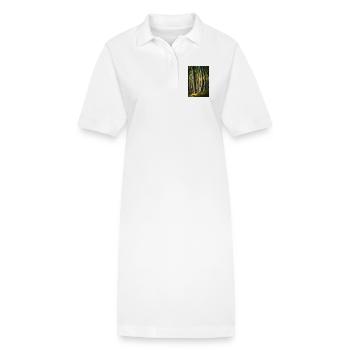 Arbres Lumière du Soleil - Robe polo bio PAIGER Stanley/Stella Femme - blanc - Devant