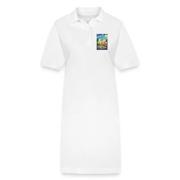 Cordoue, Espagne - Robe polo bio PAIGER Stanley/Stella Femme - blanc - Devant