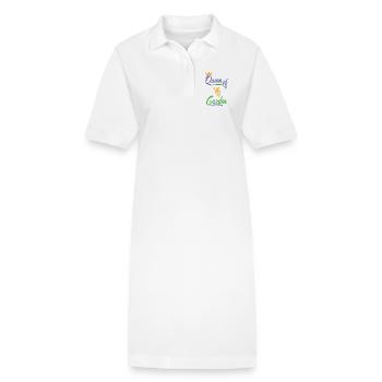 Garten - Stanley/Stella Frauen Bio-Polokleid PAIGER - Weiß - Vorne