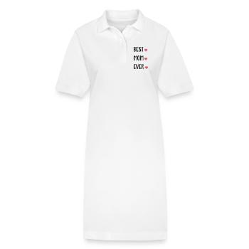 mother - Stanley/Stella PAIGER Organic Women’s Polo Dress - white - Front