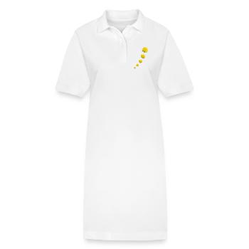 DANDELIONS II - Robe polo bio PAIGER Stanley/Stella Femme - blanc - Devant