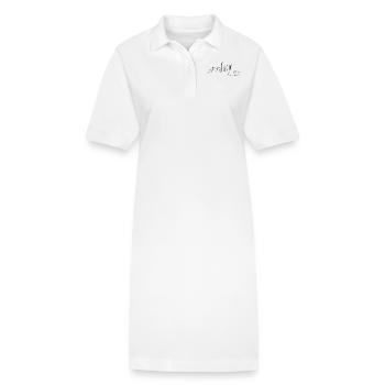 Singapour Skyline Silhouette Asie J’aime Singapour - Robe polo bio PAIGER Stanley/Stella Femme - blanc - Devant