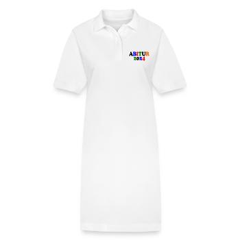 Abitur 2024 - Stanley/Stella Frauen Bio-Polokleid PAIGER - Weiß - Vorne