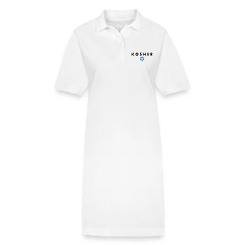 Kosher - Stanley/Stella Frauen Bio-Polokleid PAIGER - Weiß - Vorne