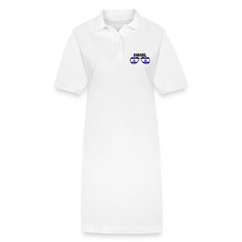 Israel - Stanley/Stella PAIGER Organic Women’s Polo Dress - white - Front