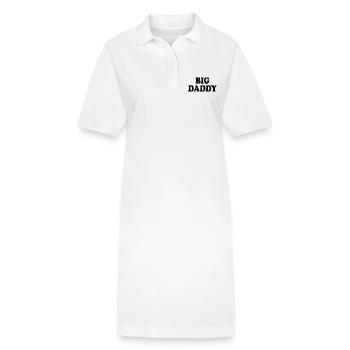 Big daddy - Robe polo bio PAIGER Stanley/Stella Femme - blanc - Devant