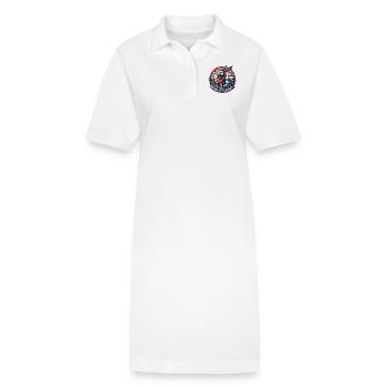 Beware of the Bunny Rabbit Disaster - Stanley/Stella PAIGER Organic Women’s Polo Dress - white - Front