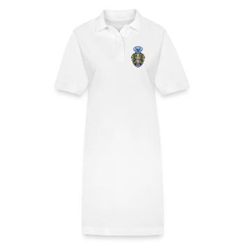 Knight Koala Crusader - Stanley/Stella PAIGER Organic Women’s Polo Dress - white - Front