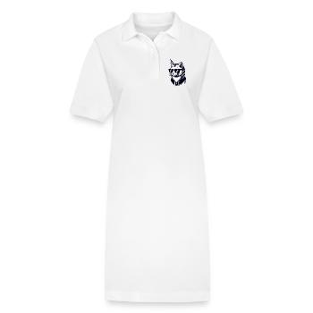 Uni-Cat-street - Stanley/Stella PAIGER Organic Women’s Polo Dress - white - Front