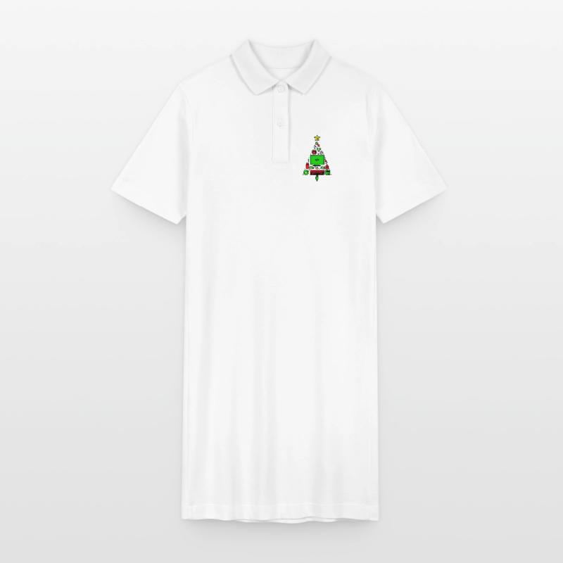 Code Computer Code Debug Skripting Programmierer Stanley/Stella Frauen Bio-Polokleid PAIGER