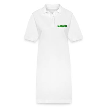 Landwirt - Stanley/Stella Frauen Bio-Polokleid PAIGER - Weiß - Vorne