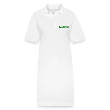 Landwirt - Stanley/Stella Frauen Bio-Polokleid PAIGER - Weiß - Vorne
