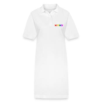 Mensch - Stanley/Stella Frauen Bio-Polokleid PAIGER - Weiß - Vorne