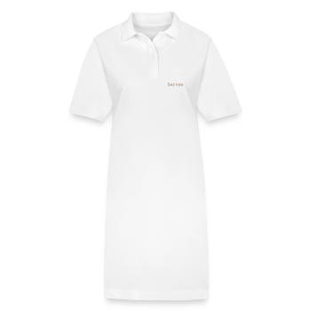 SERVUS sand - Stanley/Stella Frauen Bio-Polokleid PAIGER - Weiß - Vorne