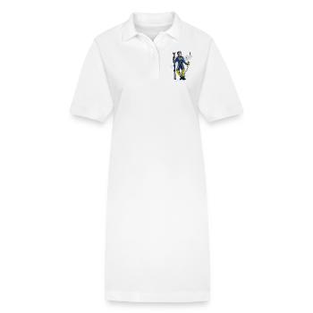 Ski Racer - Robe polo bio PAIGER Stanley/Stella Femme - blanc - Devant