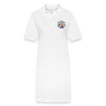 250th Independence day 1776 2026 1 - Stanley/Stella PAIGER Organic Women’s Polo Dress - white - Front