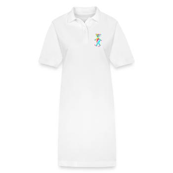 Regenbogenpaul - Petits animaux - Enfants - Robe polo bio PAIGER Stanley/Stella Femme - blanc - Devant