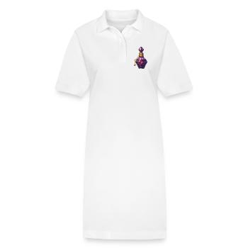Élixir de Potion Magique Fiole Joyau Potion de Sort - Robe polo bio PAIGER Stanley/Stella Femme - blanc - Devant