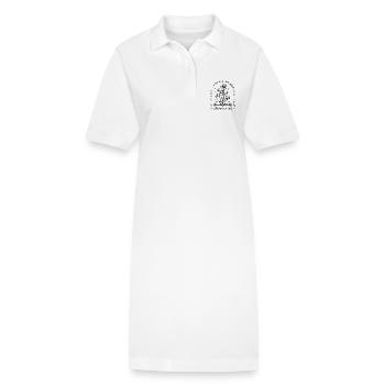 Buchliebhaber Club ästhetische Bücher Hexerei - Stanley/Stella Frauen Bio-Polokleid PAIGER - Weiß - Vorne