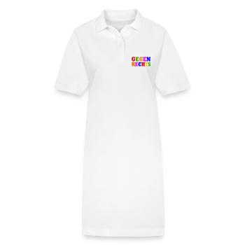 Gegen rechts - Stanley/Stella Frauen Bio-Polokleid PAIGER - Weiß - Vorne