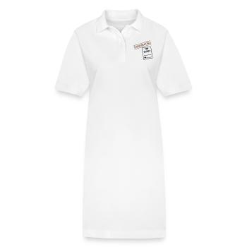 Confidential Top Secret - Robe polo bio PAIGER Stanley/Stella Femme - blanc - Devant