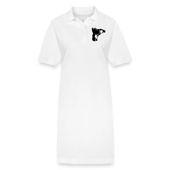 Teamwork 2 - Stanley/Stella Frauen Bio-Polokleid PAIGER - Weiß - Vorne