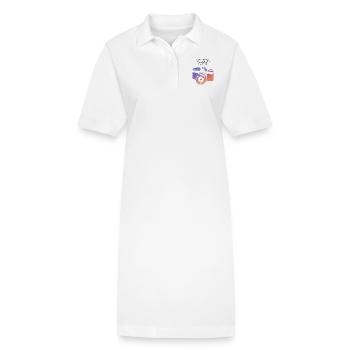 Neuseeland, Nelson - Stanley/Stella Frauen Bio-Polokleid PAIGER - Weiß - Vorne