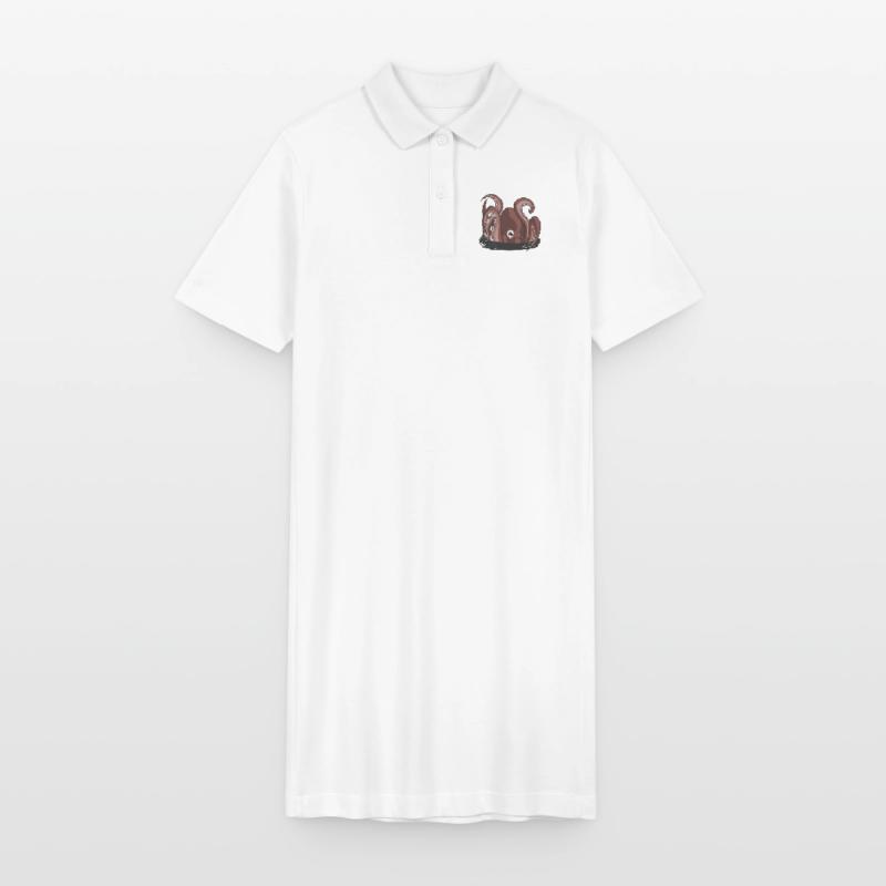 Der Beginn der Krake Stanley/Stella Frauen Bio-Polokleid PAIGER