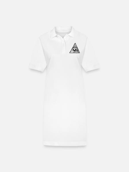 Illuminati - Stanley/Stella Frauen Bio-Polokleid PAIGER - Weiß