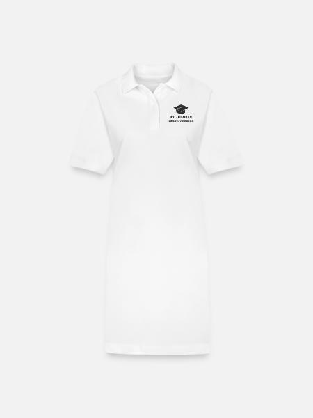 Bachelor of Energydrinks - Stanley/Stella Frauen Bio-Polokleid PAIGER - Weiß