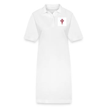 Santiago de Compostela - Stanley/Stella Frauen Bio-Polokleid PAIGER - Weiß - Vorne