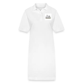 Francfort - Robe polo bio PAIGER Stanley/Stella Femme - blanc - Devant
