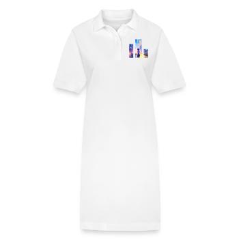 Mädchen in der Stadt - Stanley/Stella Frauen Bio-Polokleid PAIGER - Weiß - Vorne