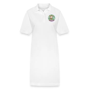 Whaz up? - Stanley/Stella Frauen Bio-Polokleid PAIGER - Weiß - Vorne