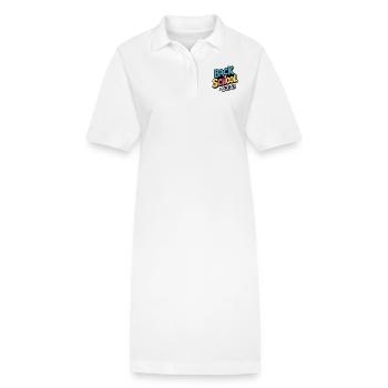 zurück in die Schule - Stanley/Stella Frauen Bio-Polokleid PAIGER - Weiß - Vorne