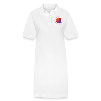 Der Himmel ist nicht die Grenze - Stanley/Stella Frauen Bio-Polokleid PAIGER - Weiß - Vorne