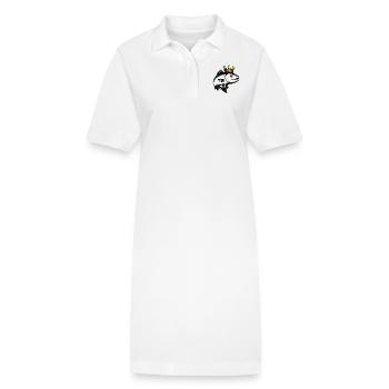 L’empire des pêcheurs de martin-pêcheur - Robe polo bio PAIGER Stanley/Stella Femme - blanc - Devant