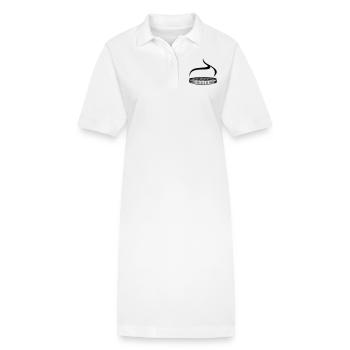 tarte - Robe polo bio PAIGER Stanley/Stella Femme - blanc - Devant