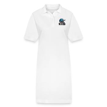Berlin - Porte de Brandebourg Casquette de baseball et lunettes de soleil - Robe polo bio PAIGER Stanley/Stella Femme - blanc - Devant