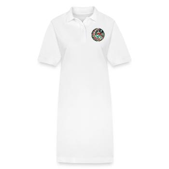 Hexe der Erde - Stanley/Stella Frauen Bio-Polokleid PAIGER - Weiß - Vorne
