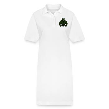 Ours Comic Fit - Robe polo bio PAIGER Stanley/Stella Femme - blanc - Devant