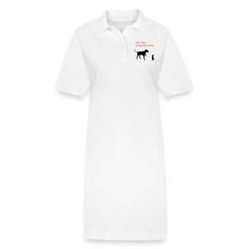 hund_jagt_fasane_neu_cb - Stanley/Stella Frauen Bio-Polokleid PAIGER - Weiß - Vorne