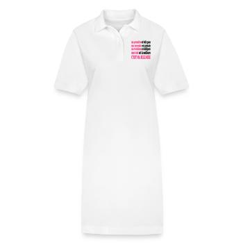 Ma belle-mère est belle - Stanley/Stella Frauen Bio-Polokleid PAIGER - Weiß - Vorne